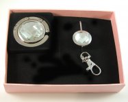 Bling Crystal Plain Foldable Gift Set (choice of three colours)